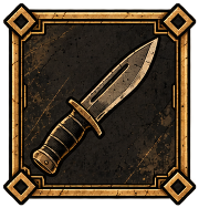 Knife weapon icon, normal