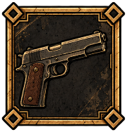 Pistol weapon icon, normal