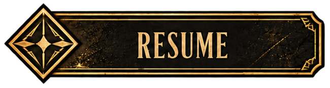 Resume button, normal