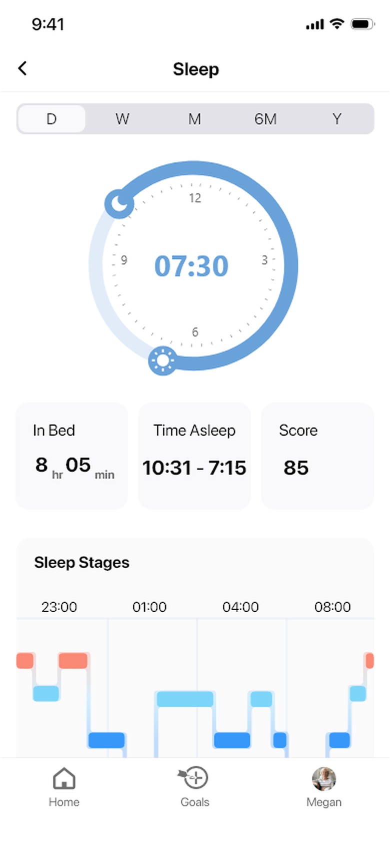 Sleep / duration & stages