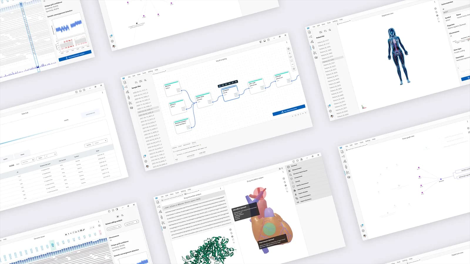 We Care software at a glance.